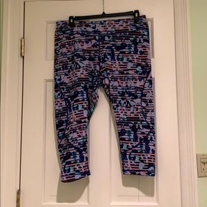 Multicolored Zella Workout Pants. Size 2X